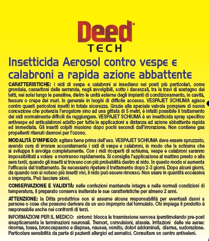Fito Vespa Jet Schiuma insetticida per vespe e nidi