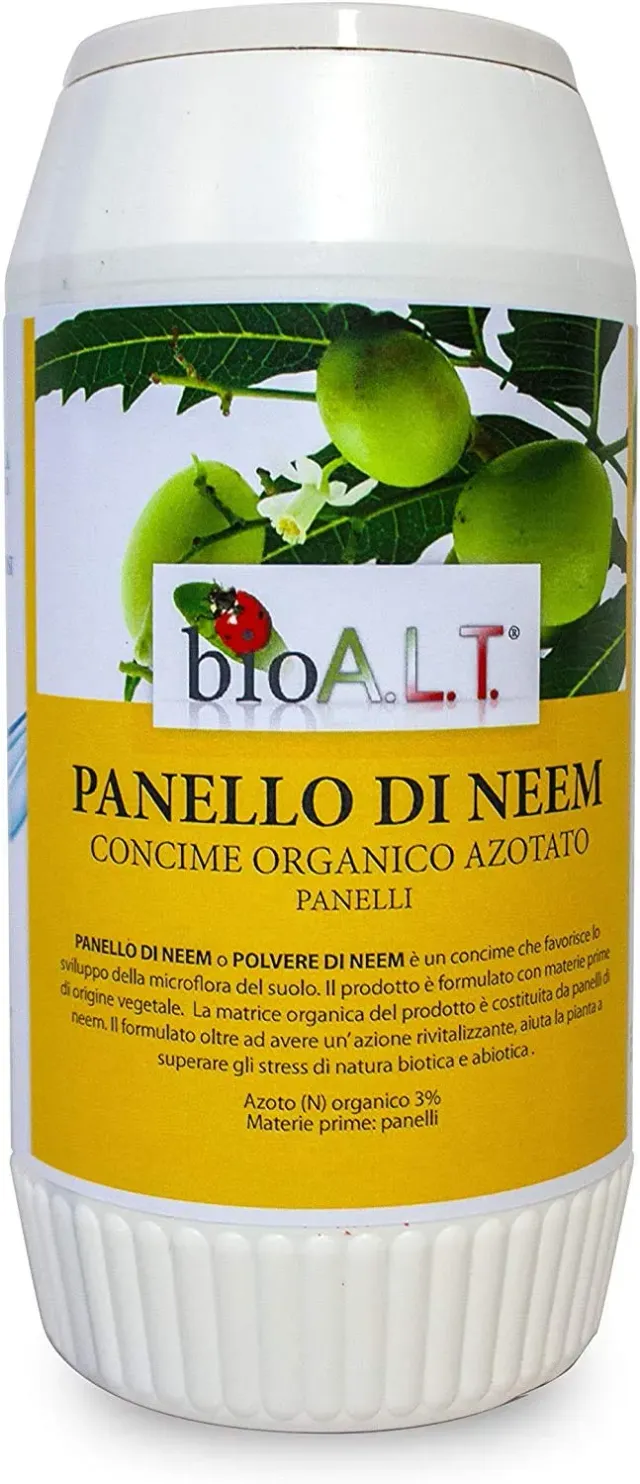 BIOALT Panello di Neem polvere 500 g insetticida