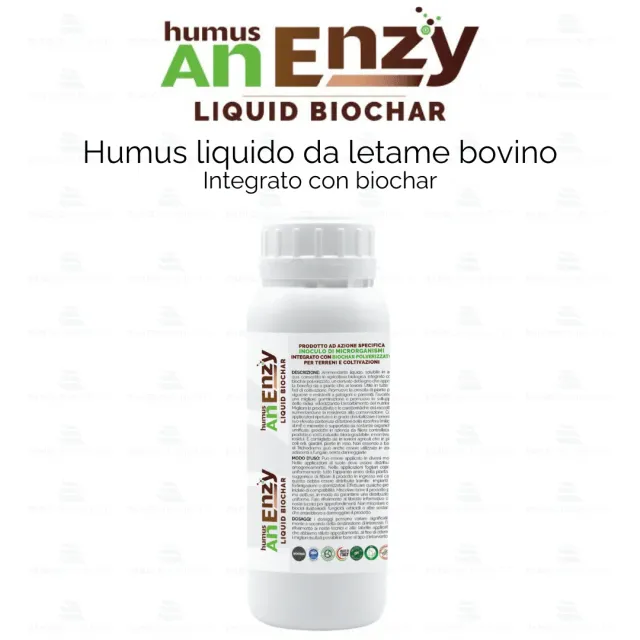 ZoLogik Humus AnEnzy Biochar ammendante liquido 500ml