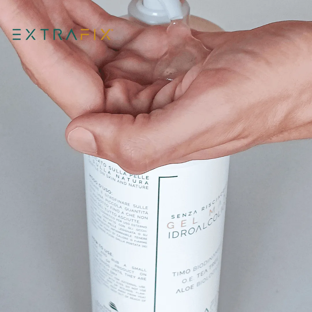 ZoLogik ExtraFix gel mani idroalcolico 1L bio