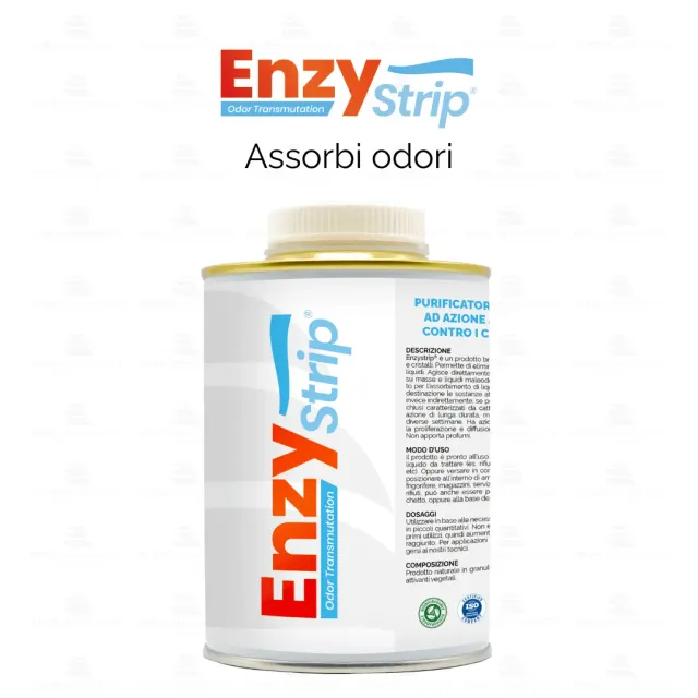ZoLogik EnzyStrip assorbi odori 600ml cristalli