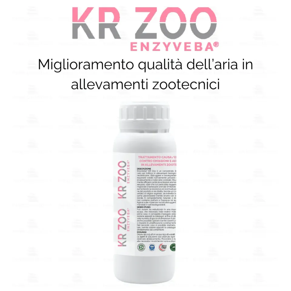 ZoLogik EnzyVeba KR Zoo igienizzante 500ml concentrato