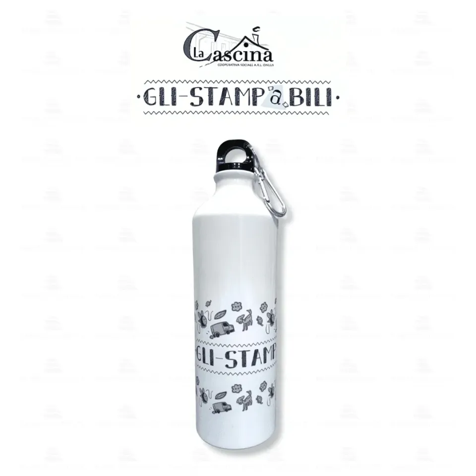 ZoLogik Gli Stampabili borraccia ceramica 750ml personalizzata