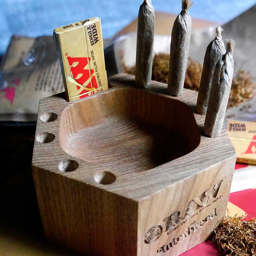 RAW Wooden Ashtray posacenere legno Interbreed