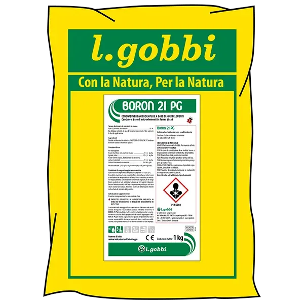 Lgobbi Boron 21 PG concime boro fogliare e radicale