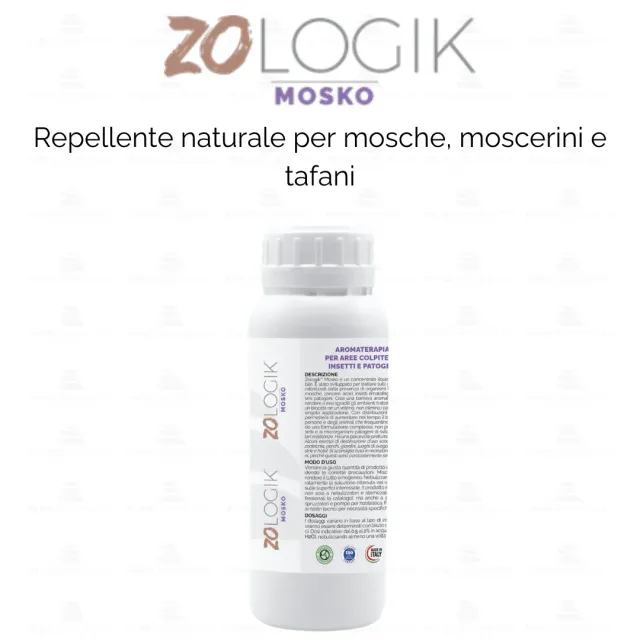ZoLogik Mosko Repellente Mosche 500 ml Naturale