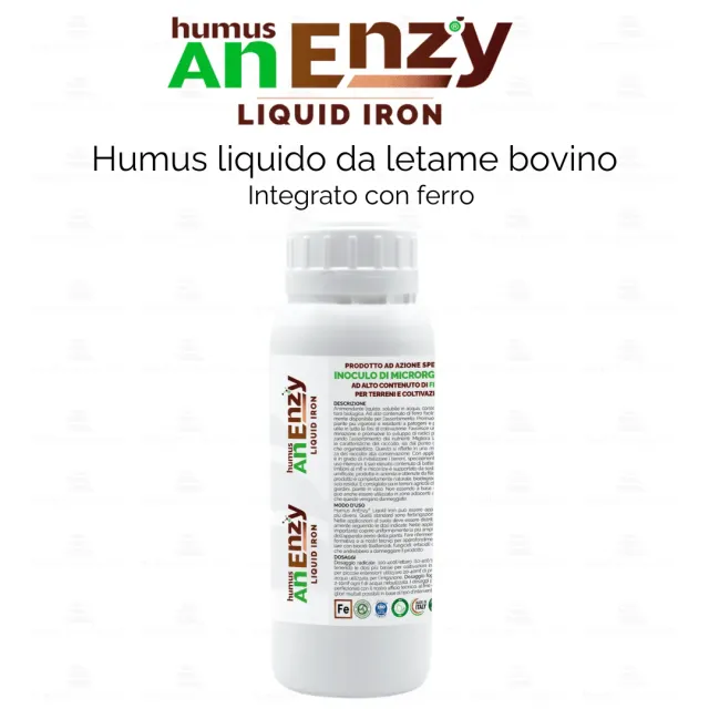ZoLogik Humus AnEnzy Liquid Iron concime 500ml ferro