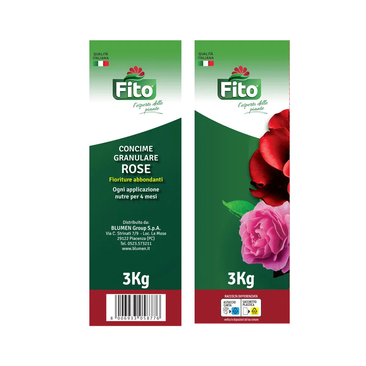 Fito Rose concime granulare NPK 12-7-15
